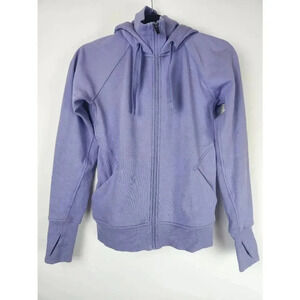 Athleta Triump Hoodie Full Zip Purple Size XS.